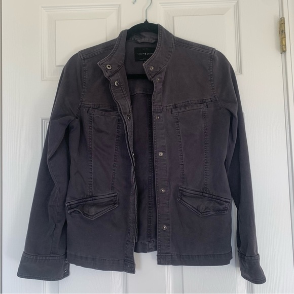 Lucky Brand Gray Utility Jacket Size Extra Small - Picture 1 of 8